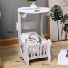 Bedside table bedroom locker bedside cabinet simple living room creative square table home mini assembly portable table storage
