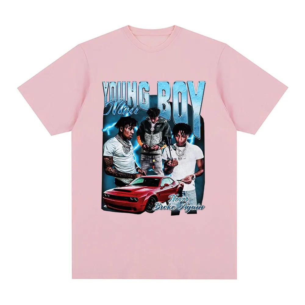 Summer Men's Letter Face Printed Round Neck T-shirt High-quality Hip-hop Retro Soft Loose Breathable Short Sleeved Shirt