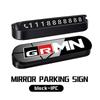 Mirror Surface Car Temporary Parking Plate Stop Signs Phone Number Plates For S2 Yaris Corolla Rav4 GR Auris Cruiser Prius JH2