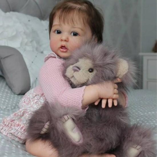 60cm Reborn Doll Vinyl Body Reborn Doll Children's Toy