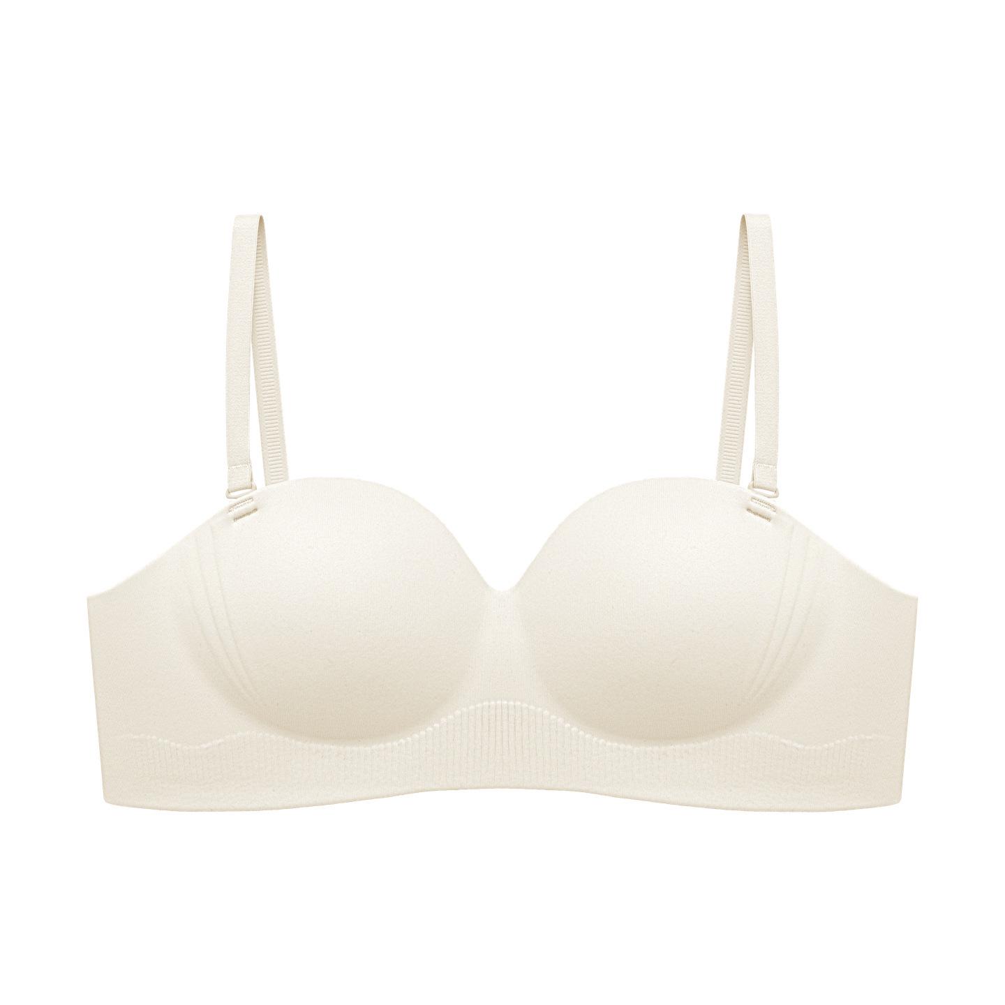 

Удобный бесшовный бюстгальтер пуш-ап с противоскользящей поддержкой и стильным дизайном спинки 34/75AB