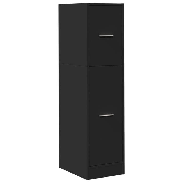 VidaXL Apothecary Cabinet Black 30x41x118 Cm Engineered Wood, Apothecary Chest, Apothecary Furniture, Chest with 855161