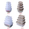 Meal Food Storage Preparation Containers & Lids Microwaveable Fridge Lunch Box