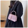New Design Women’s Shoulder Bag with Belt Buckle Detail Minimalist Fashion Crossbody Handbag