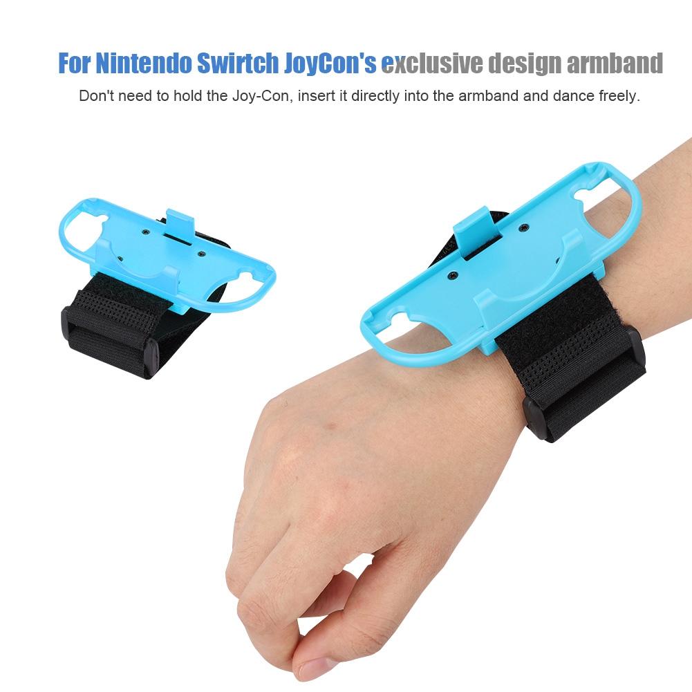 2PCS Dance Wrist Strap Wristband Armband Small Handle For Iplay NS Switch