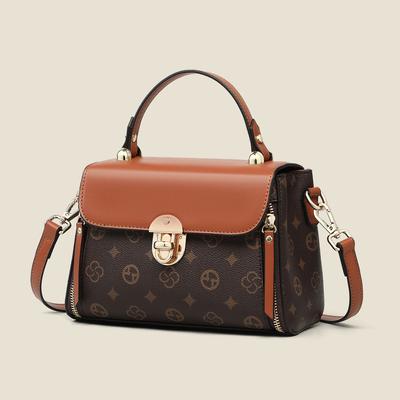 Hochwertige Handtasche mit Schloss-Schnalle, Einfache Tasche für Damen, Heißer Neuer Modischer Lässiger Vielseitiger Eleganter Einzel-Schulter-Crossbody-Tasche