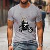 Camiseta Gráfica de Motocicleta de Montanha e Bússola Camisa Divertida de Viagem para Homens Moda Harajuku Camiseta Solta Marca Masculina Camisetas de Motocicleta