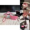 Cute Dachshund Dog Embroidered Striped Star Pattern Women Casual Shoulder Bag For Daily Use
