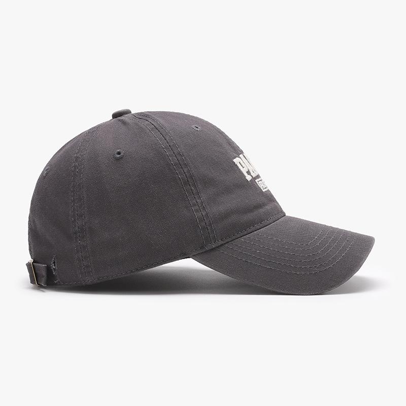 Koreanischer Stil Stickerei Buchstaben Baseballkappe Für Männer Frauen Pferdeschwanz Hüte Baumwolle Outdoor Einfacher Schirm Sommer Lässig Schirmmütze Neu