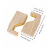 2 Pieces Piano Action Bracket Wood Mechanism Support Block Professional Musical Instrument