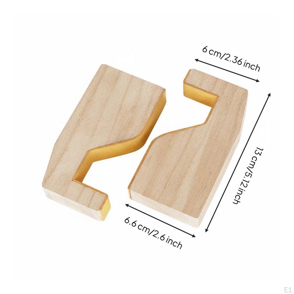 2 Pieces Piano Action Bracket Wood Mechanism Support Block Professional Musical Instrument