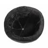 Warm Thick Winter Hat Fleece Lined Black Men Hat Fur Leather Windproof Snow Ski Cap Winter