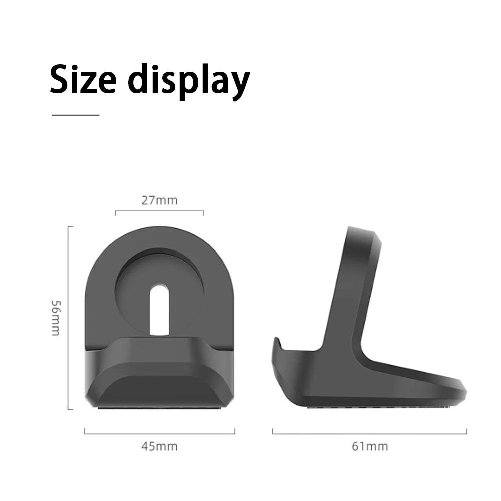 Silicone Charger Stand for Apple Watch Serie 10 9 8 7 6 54SE Apple watch Iwatch Station Dock Charging Desktop Holder Accessories