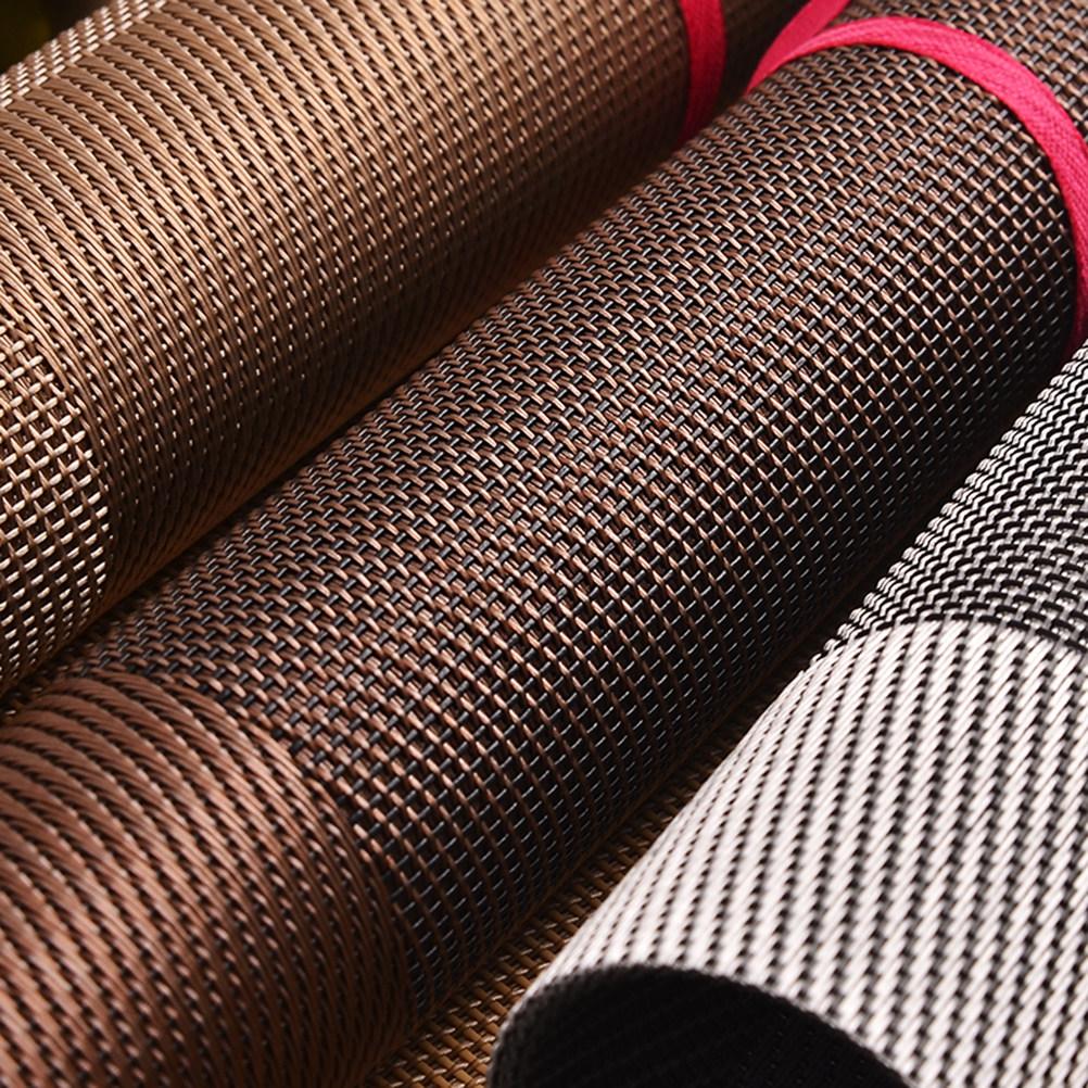 4 ks protiskluzových stolních podložek, tepelně izolační, prémiové PVC podložky na stůl, vodotěsné, odolné proti poškrábání, domácí podtácky, podložky pod hrnky/talíře