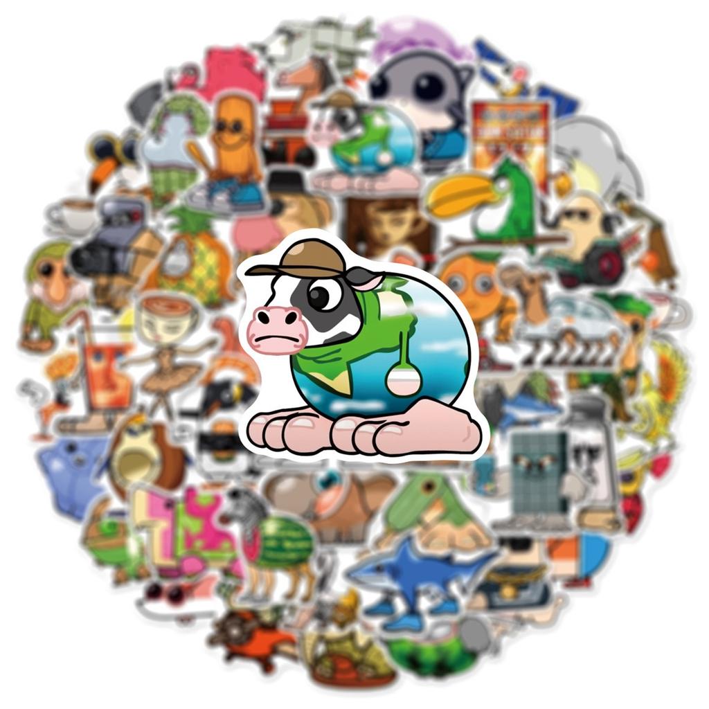 Stickers 55PCS ,Laptop Sticker Waterproof Vinyl Stickers Car Sticker Motorcycle Bicycle Luggage Decal Patches Skateboard Sticker DIY Decals