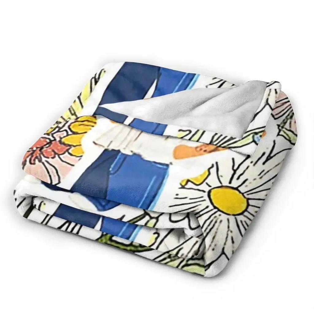 Flower Harry-art Blanket Soft Warm Flannel Throw Blanket Cover for Bed Living Room Picnic Travel Home Couch