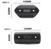 Motorcycle Refitted Exhaust Pipe Anti-scald Cover Exhaust Carbon Fiber Anti-high Temperature Shielding Cover Carbon Fiber Insulation Cover