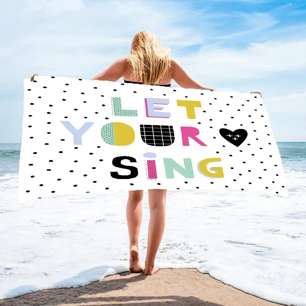 "But First,Coffee" Print Beach Towel - Soft Absorbent Towel for Coffee Lovers,Fun and Quirky Design for Everyday Use and Comfort
