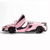 1:36 skala odlewany aluminiowy Model samochodu McLaren 600LP zabawka samochód, pojazdy typu pull back zabawka samochód dla małych dzieci dzieci chłopcy dziewczęta prezent