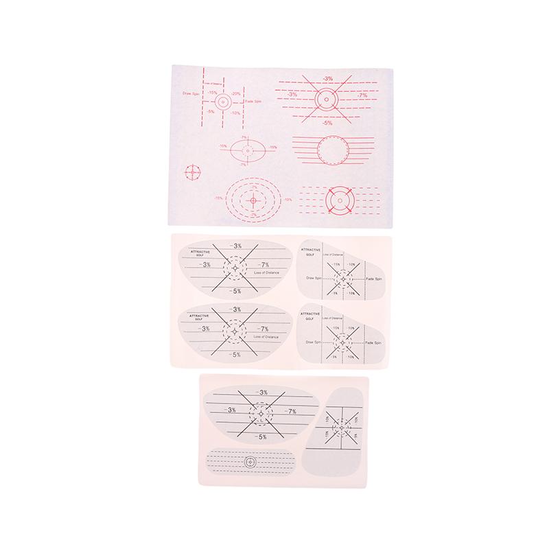 10 Bucăți Autocolante Impact Golf Autocolant Etichete Supradimensionate Rola Înregistrator Lovire Mingi Pentru Bărbați Femei Accesorii Practică Golf