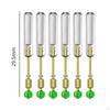 6 Pieces Fishing Float Adapters Bobber Holder Line Connectors Anti Tangling with Storage Box