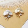 1 Pcs Vintage Women Pearl Ginkgo Leaf Brooches Ancient Gold Plant Women's Clothing Decor Jewelry Dresses Accessories Gifts