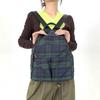 Retro Plaid Backpack Multi-Pocket Lightweight Backpack