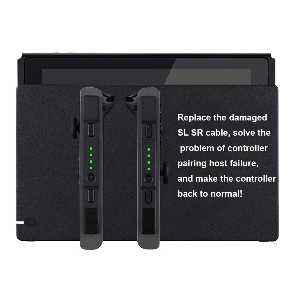 2pc Screwdriver + Flex Cable for Joycon Switch Strap Ribbon SL SR ZR ZL L Spare Parts for Nintendo Switch Repair Kit Accessories
