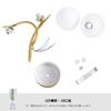 KAWELL Lighting Bracket Light Wall Light Wall Light with Milky White Glass Ball Shade G9 Base Bedside Lamp Wall Mounted Lighting Light Fixture