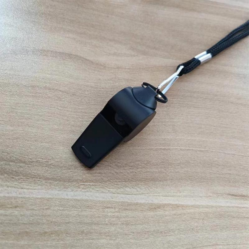 Outdoor Survival Whistle High Quality Stainless Steel Black Rose Golden Whistle Hanging Neck Sports Whistle Lifeguard Whistle