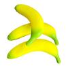 Falsche Banane Hundespielzeug zur Linderung von Langeweile und Angst Quietschendes Obst Interaktives Spielzeug Bissfest Welpen Zahnen Reinigungsspielzeug Haustier