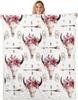 Airplane Pattern Blanket Soft Fleece Throw Kids Room Decor Aviation Theme Baby Gift Home Decoration