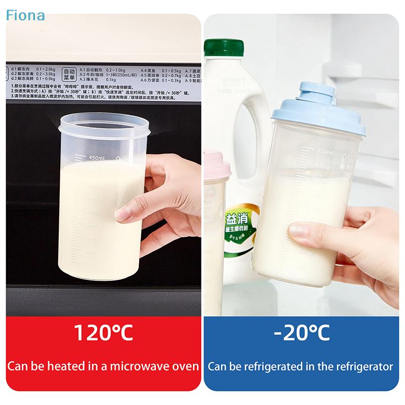 Milk Tea, Soy Milk, Juice & Oatmeal Storage Jar With Measurement Markings, Food-grade, High-temperature Resistant