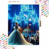 Disney 5d Diamond Painting Full Diamonds Diy Cinderella's Carriage Diamond Embroidery Decorative Painting Ornaments Living Room
