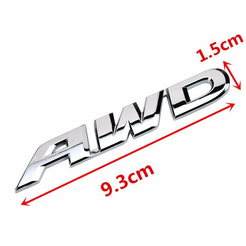 new 3D Car Styling Chrome Metal Sticker AWD Tail Emblem Badge FOR Chevrolet Cruze Aveo Captiva Trax Epica Sail Orlando Lacetti L