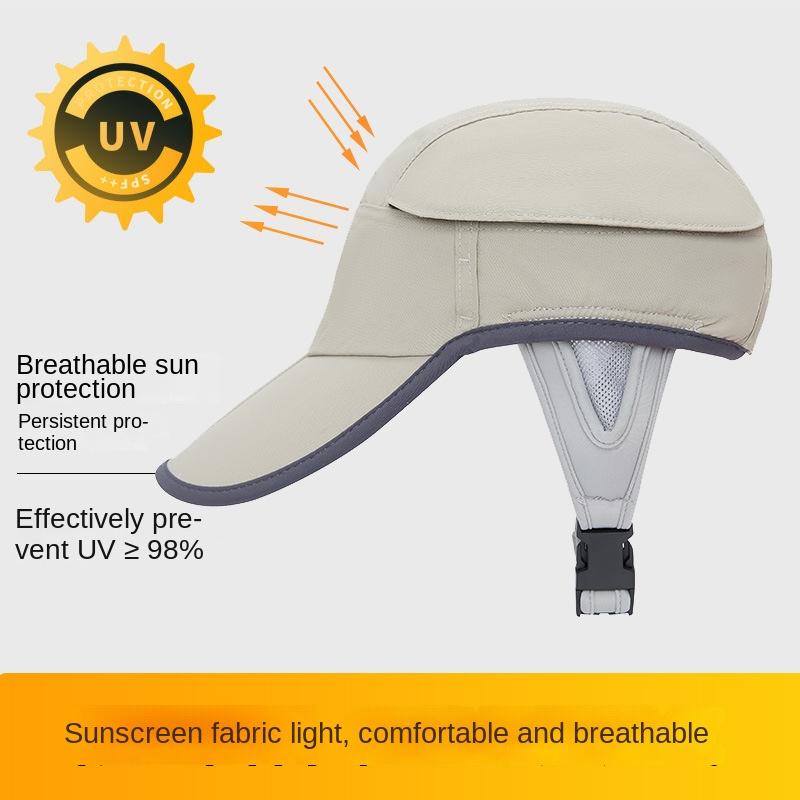 Summer Waterproof Baseball Hats for Men Women UPF 50+ Foldable UV Protection Hiking Beach Fishing Summer Safari Caps Quick Dry