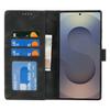 For Samsung Galaxy S25 Ultra Wallet Case Double Folded Edge Skin Touch PU Leather Flip Phone Cover
