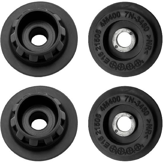 4PCS Car Radiator Mount Bushing, Rubber Auto Radiator Support Parts, OEM#21507-4M400 21506-4M400 Car Radiators Bracket Replacement Fit for Most чёрный