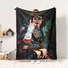 Michael Jackson Flannel Blanket Throw Blanket Soft Warm Sofa Bed Camping Home Decor Unique Christmas Gift C9211918