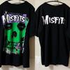 Misfits Vintage Short Sleeve T Shirt Black THE ROXX Body PUNK Band T Rock