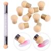 Double-ended Gradient Shading Pen Dotting Brush Head Sponge Rhinestone Handle Nail Art Painting Tool Nail Art Brushacrylic Brush