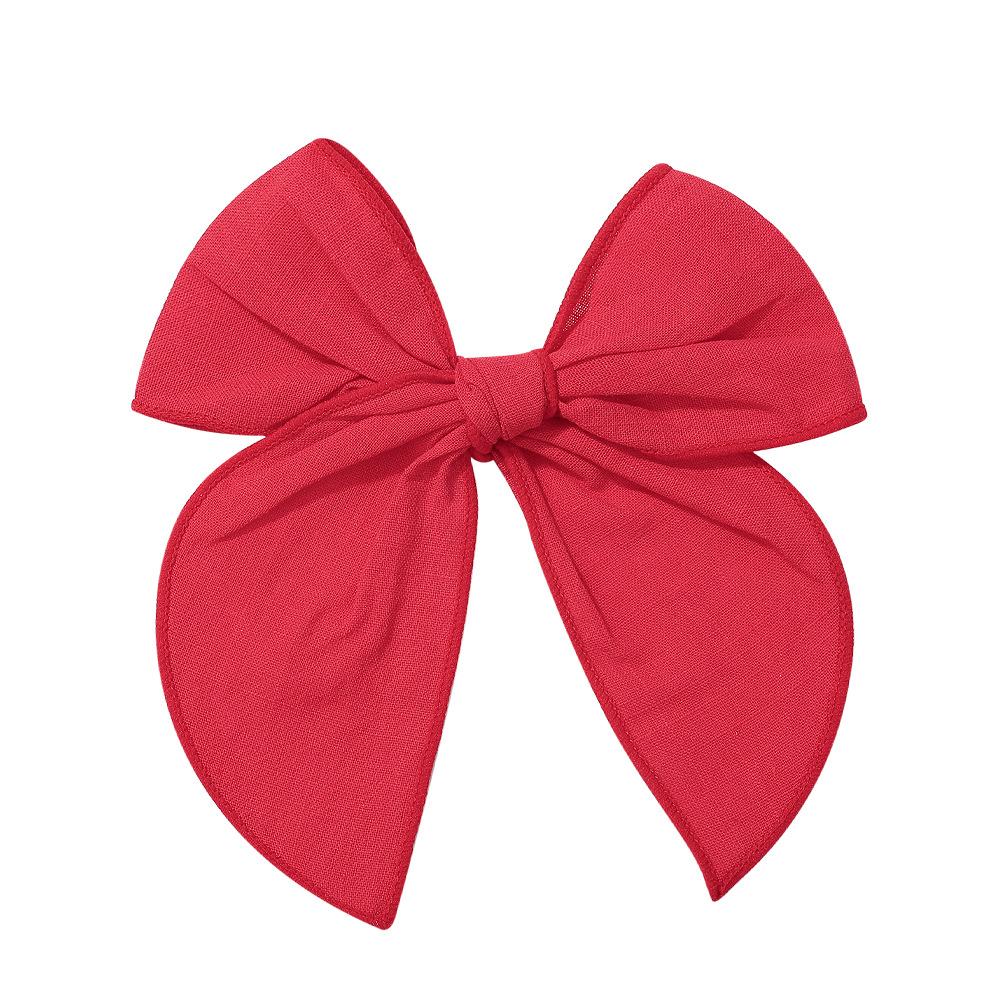 1pc Multi-style Christmas-themed Bow Red Plaid Hair Clip Plush Fabric Design Suitable Festive Parties Daily Outings Street Wear