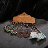 Bohemian Ethnic Retro Earring Set: 3-Piece Hanfu & Nepal Style for Women