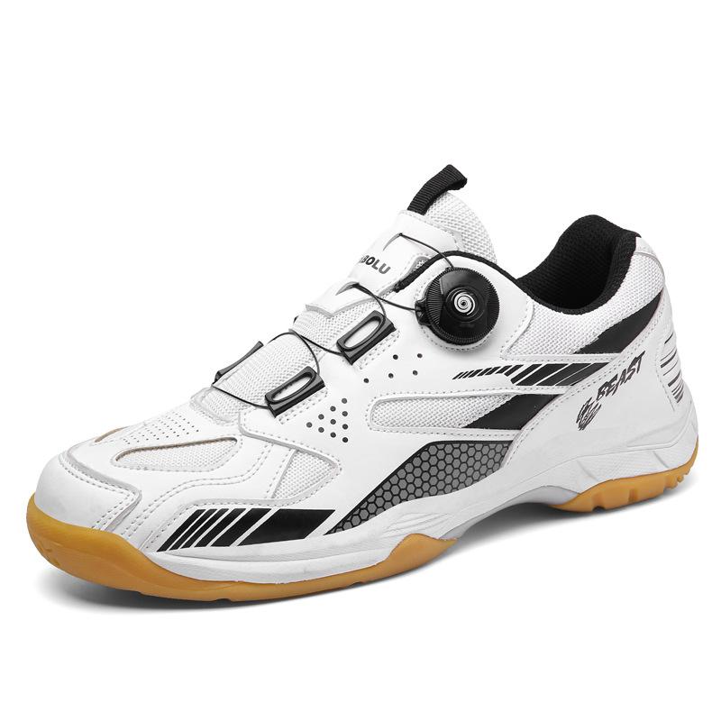 Foreign trade table tennis shoes four seasons sports training badminton shoes men and women couples breathable shock absorption running tennis shoes