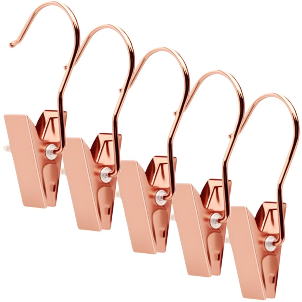 Portable Home Boot Hanger Clips Stainless Steel Travel Hangers Clips for Boot Hats Pants Clothes Towel