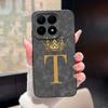 Casing For Xiaomi 15 15T Pro 5G Phone Case Cute Panda 26 Letter Shockproof Liquid Silicone Cover For Xiaomi15 Pro 15TPro Fandas