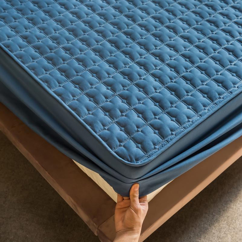 Weicher Verdickter Gesteppter Matratzenschoner Antibakteriell Milbenabweisend Bettmatratzenauflage Schutzbezug Bettdecke Nicht Enthalten Kissenbezug