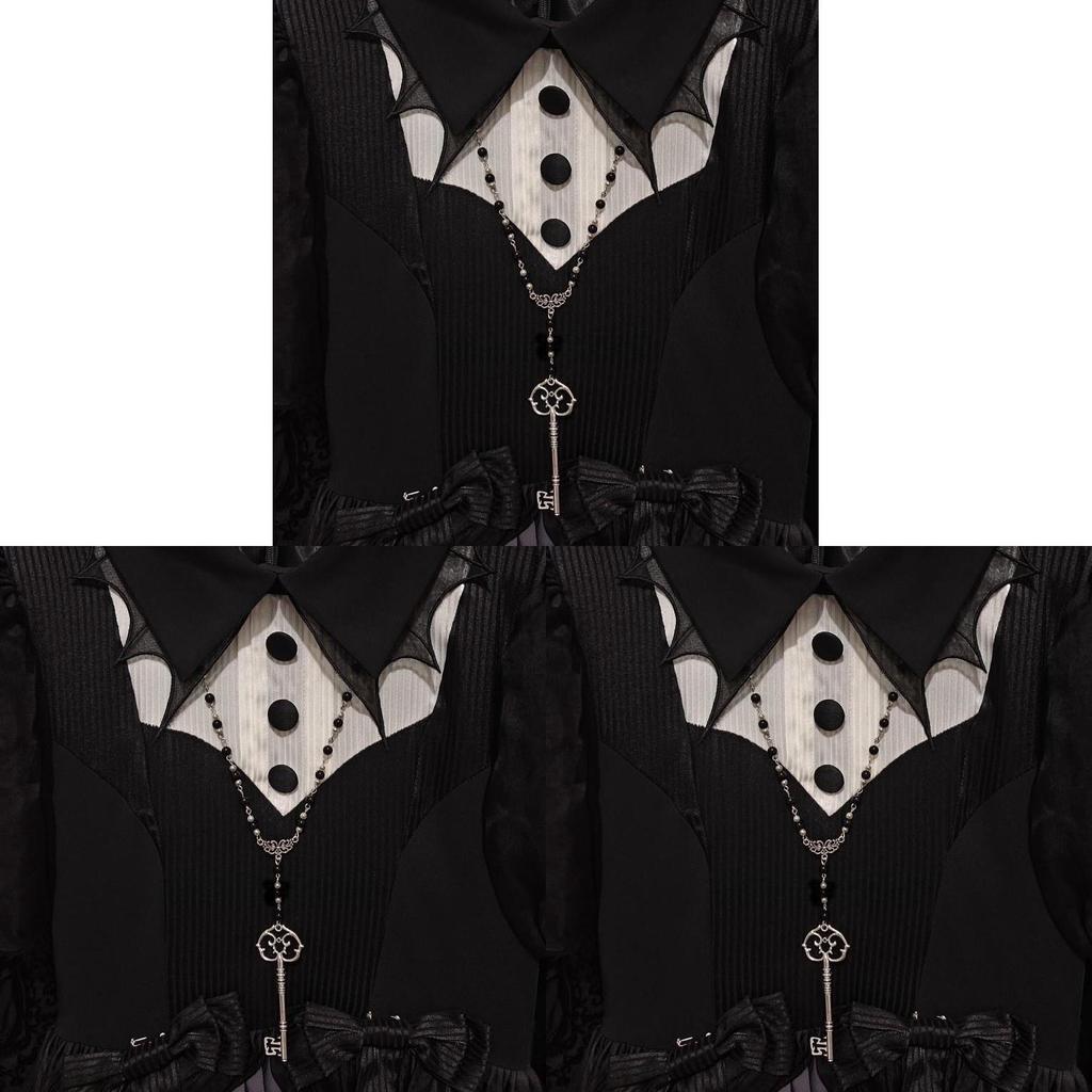 Gothic Key Pendant Necklace For Women With Geometric Alloy Design For Bohemian Style Fashion