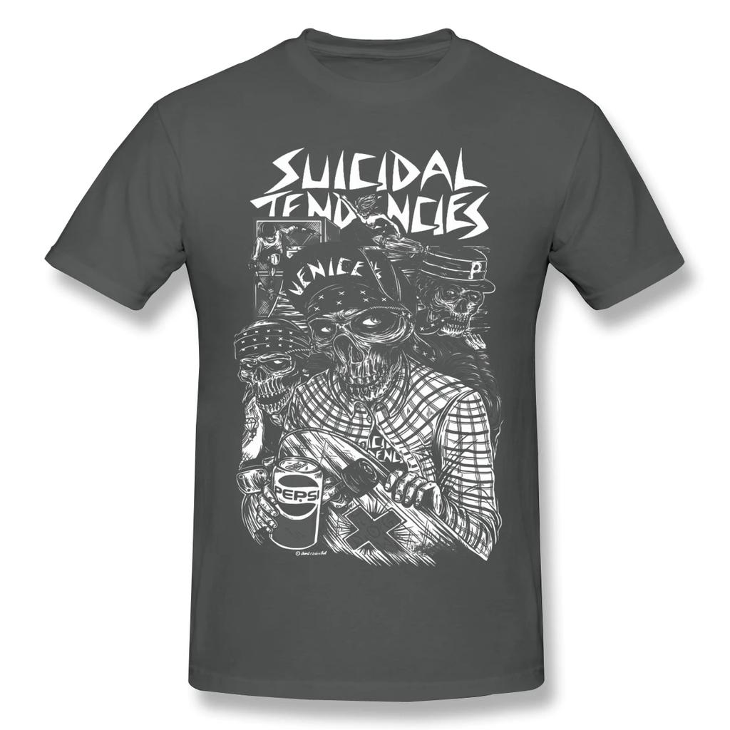 Suicidal Tendencies Potisk Bavlna Vtipná Trička punk Pánská Móda Streetwear