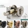 Zinc Alloy Double-sided Invisible Door Lock with Body Key Secret Bathroom Balcony Silent Door Lock Barn Door Lock